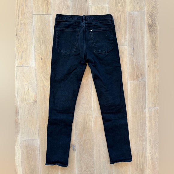 H&M Slim Fit Coupe Etroite Mens Black Denim Jeans Size 28x32 - Picture 7 of 7